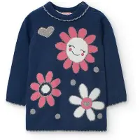 Boboli Vestito A Maniche Lunghe Knitwear