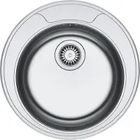 Franke Ronda lavabo rotondo ROX 610-39 acciaio inox