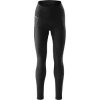 Gonso Women's Essential Tight High Waist Therm Pantaloni da ciclismo Donna (36, nero)