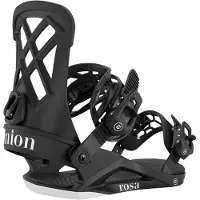 Union - Attacchi da snowboard freestyle - Rosa Black per Donne - Taglia 41-43 - Nero