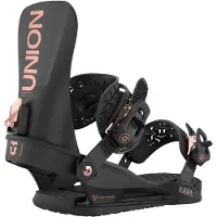 Union - Attacchi snowboard all-mountain - Juliet Black per Donne in Alluminio - Taglia 41-43 - Nero