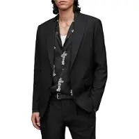 AllSaints Bane Blazer Black Taglia: 34 | Giacche leggere Outlet | Uomo | Nero