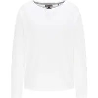 Elbsand Women's Tinna L/S Shirt Maglia a manica lunga Donna (L, bianco)