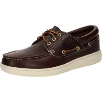 Timberland per uomo. TB0A6CXMEIW1 Portofino Pier Nautical Club Bordeaux (44.5), Pelle, Marrone, Basso, Stringhe, Classico