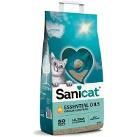 Sanicat Oli Essenziali Senza Profumo Lettiera Per Gatti 10kg