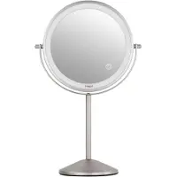 Haepi Specchio da trucco illuminato Bella, potente, ricaricabile