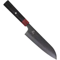 Yaxell Rei YL37401, VG10, rivestimento DLC, santoku acciaio damasco a 69 strati, 16,5 cm
