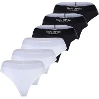 Marc O'Polo String nero / bianco