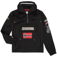 Geographical Norway Felpe con cappuccio GYMCLASS ragazzo - Nero - 8 anni