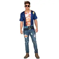 MOM Costume Da Poliziotto Muscoloso