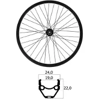 Mvtek Ruota Anteriore Da Mtb E-bike 28´´ Tubeless