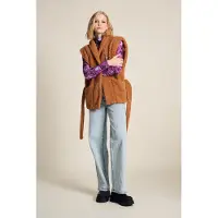 Pom Amsterdam Gilet - Teddy Sugar Brown Taglia: 42 | Gilet Outlet | Donna | Marrone