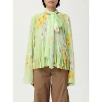 Pinko Blusa plissettato in crêpe con stampa floreale