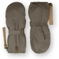 Mini A Ture Kid's Matcesar Fleece Lined Mittens Guanti Bambini (0-6 Months, grigio)