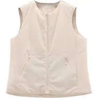 Jeanne Baret Women's Pansy Vest Gilet sintetico Donna (36, beige)