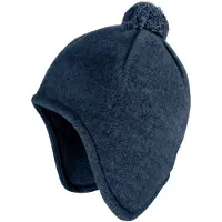 Maximo Kids' Mini Inkbeanie with Pom-pom Berretto Bambini (47-49 cm, blu)