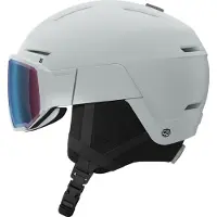 Salomon - Casco con visiera fotocromatica - Osmo Pro Sigma Photo Ice Flow - Taglia L - Bianco