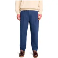 Timberland Claremont Herringbone Pleated Chino Pant Pantaloni tempo libero Uomo (38, blu)