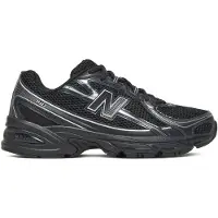 New Balance unisex. U740V2 740 scarpe da ginnastica nere (38.5), Nero, Basso, Stringhe, Sportivo