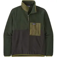 Patagonia Felpa M's Microdini 1/2 Zip P/O uomini - Nero - EU S
