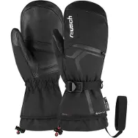 Reusch - Moffole da sci in GORE-TEX - Down Spirit GTX Mitten Black/Silver in Pelle - Taglia 10 - Nero