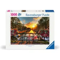 Ravensburger Puzzle Biciclette Ad Amsterdam (12000662) 1000 Pezzi
