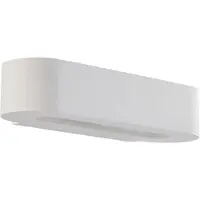 LINDBY applique Fioni, bianco, gesso, G9, 6,5 cm, verniciabile