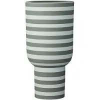 AYTM Vaso Varia, verde, Ø 15 cm, altezza 30 cm, ceramica