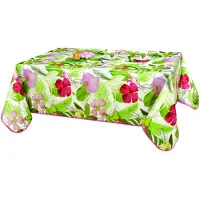 Habitable Tovaglia TROPIC - VERT - 140X200 CM - Verde - 140x200 cm