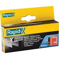 Rapid 23808000, 8 mm, metallizzato, 21 mm, 50 mm, 121 mm, 2500 pezzi