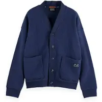 Scotch & Soda Loose Fit Button Down Sweatshirt Peacoat Taglia: S | Outlet | Uomo