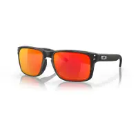 Oakley - Occhiali da sole - Holbrook Matte Black Camo Prizm Ruby - Nero