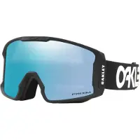 Oakley - Maschera da sci - Line Miner M Factory Pilot Black Prizm Sapphire Iridium in Silicone - Nero