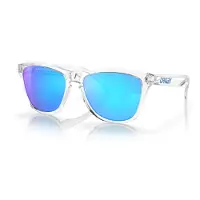 Oakley - Occhiali da sole - Frogskins Crystal Clear Prizm Sapphire Iridium - Bianco