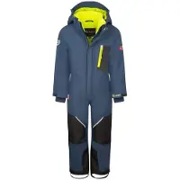 TROLLKIDS Kid's Isfjord Snowsuit XT Tuta outdoor Bambini (86, blu)