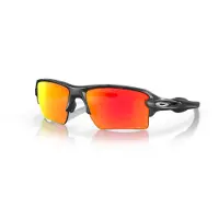 Oakley - Occhiali da sole - Flak 2.0 XL Matte Black Camo Prizm Ruby - Nero