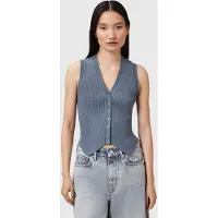 AllSaints Cruz Waistcoat Flint Grey Taglia: XS | Gilet Outlet | Donna | Grigio