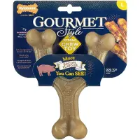 Nylabone Giocattolo Per Cani Gourmet A Forma Di Osso Con Pancetta