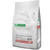 Nature´s Protection Cibo Per Cani Di Alta Qualità Con Salmone Per Principianti Senza Cereali Per Cani Dal Pelo Bianco 10kg