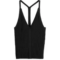 Scotch & Soda Rib Racer Knitted Tank Black Taglia: L | Pantaloni da completo Outlet | Donna | Nero