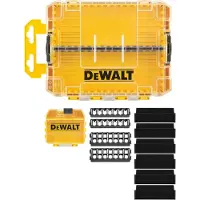 DeWalt DT70802-QZ Medium TOUGHCASE Organiser Inc - Barre di punte vuote per trapano