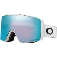 Oakley - Maschera da sci - Line Miner Pro M Matte White Prizm Sapphire Iridium - Bianco