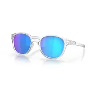 Oakley - Occhiali da sole polarizzati - Latch Matte Clear Prizm Sapphire Polarized - Bianco