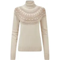 Sherpa Women's Camkilo Roll Neck Sweater Maglione Donna (XL, beige)