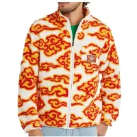 Sherpa Tarcho Printed Full Zip Fleece Giacca in pile (L, variopinto)