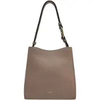 Furla Nuvola Borsa a spalla Vera Pelle 21 cm grigio