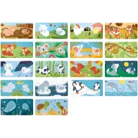 Hape Puzzle Famiglie Di Animali 36 Pezzi