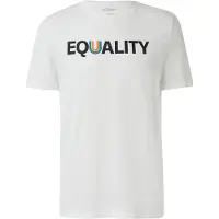 s.Oliver T-shirts White Taglia: XXL | T-shirt stampate Outlet | Uomo | Bianco