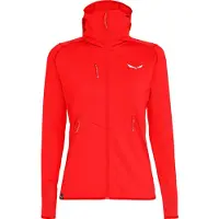 Salewa Women's Agner Hybrid Polarlite Fullzip Hoody Giacca in pile Donna (40, rosso)