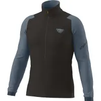 Dynafit Blacklight Thermal 1/2 Zip Pullover in pile Uomo (L, nero)